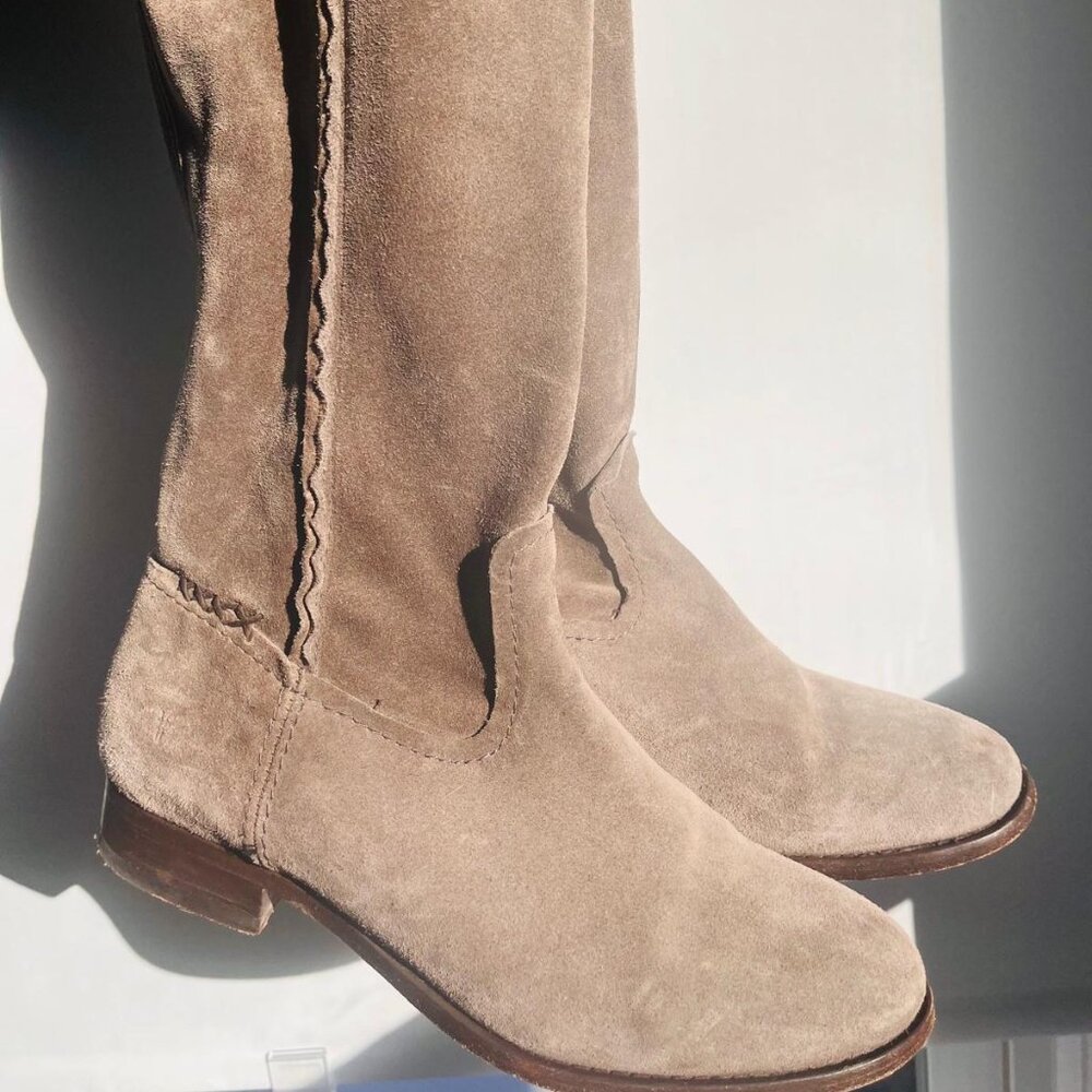 Frye Cara Roper suede slouch boot 7